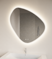 Gliss Design Fury Satine spiegel met LED-verlichting 80x80cm - thumbnail