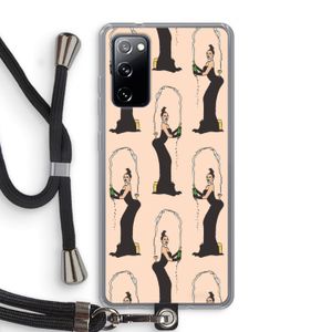 Pop Some Kim: Samsung Galaxy S20 FE / S20 FE 5G Transparant Hoesje met koord