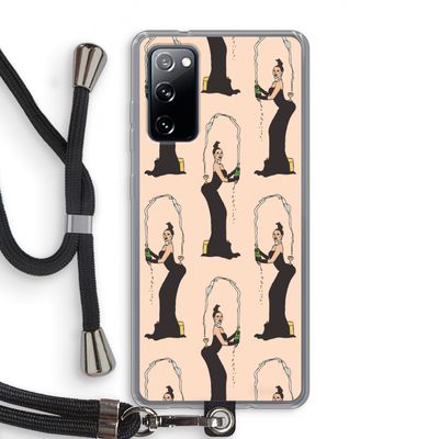 Pop Some Kim: Samsung Galaxy S20 FE / S20 FE 5G Transparant Hoesje met koord
