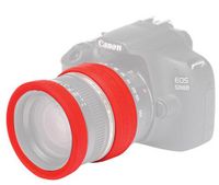 easyCover Lens Rims voor 62mm red
