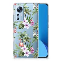Xiaomi 12 | 12X | TPU Hoesje | Flamingo Palms
