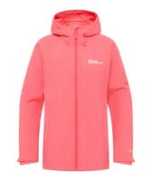 Jack wolfskin Tempest 2L Regenjas Dames Sunset Coral L