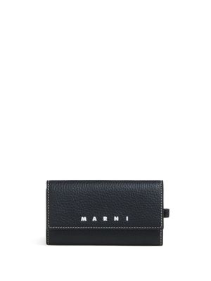 Marni étui pour clés en cuir - Noir