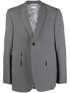 Thom Browne blazer boutonné en laine - Gris