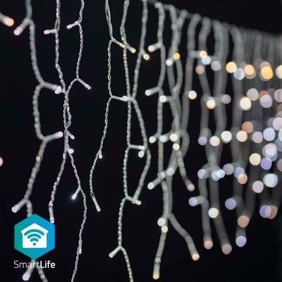 Nedis SmartLife Decoratieve LED | Wi-Fi | 400 LED&apos;s | 8 m | 1 stuks - WIFILXC04W400 WIFILXC04W400