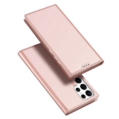 Dux Ducis - Samsung Galaxy S23 Ultra - Slim bookcase hoesje - Rose Goud