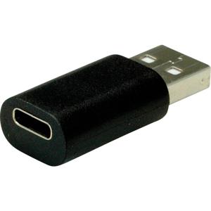 VALUE 12.99.2995 tussenstuk voor kabels USB Type-A USB Type-C Zwart