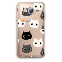 Katten: Samsung Galaxy J3 (2016) Transparant Hoesje