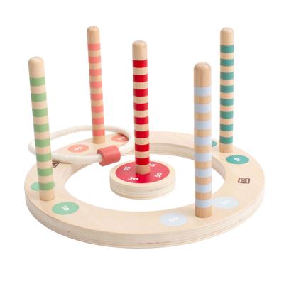 BS Toys houten ringwerpspel met strepen, 7dlg.