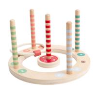BS Toys houten ringwerpspel met strepen, 7dlg.
