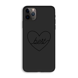Best heart black: iPhone 11 Pro Max Biologisch afbreekbaar hoesje