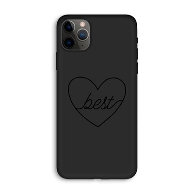 Best heart black: iPhone 11 Pro Max Biologisch afbreekbaar hoesje