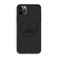Best heart black: iPhone 11 Pro Max Biologisch afbreekbaar hoesje