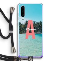 Pacific Dream: Huawei P30 Transparant Hoesje met koord