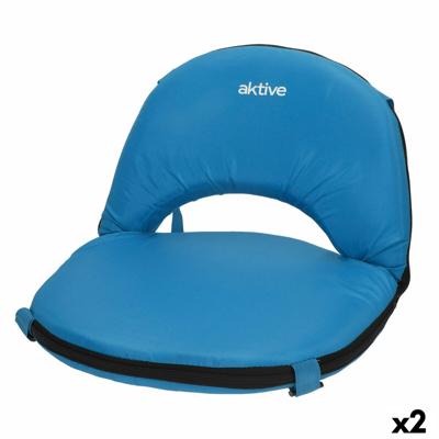 Zitting Aktive Blauw 41 x 33 x 40 cm Opvouwbaar (2 Stuks)