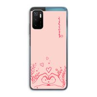 Love is in the air: Xiaomi Poco M3 Pro 5G Transparant Hoesje