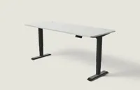 Desktronic HomePro bureau Zwart / Grijs / 200x80 cm
