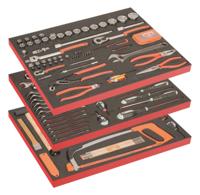 Bahco Gereedschapsset voor algemeen gebruik | inclusief 3 gevulde foams - 158-delig - FF1ASET-BASIC Bahco Gereedschapsset voor algemeen gebruik | inclusief 3 gevulde foams - 158-delig - FF1ASET-BASIC