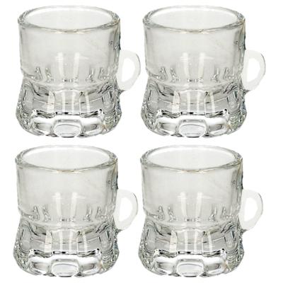 Shotglas - 1x - vorm bierpul glaasje/glas - met handvat - 2cl - Oktoberfest