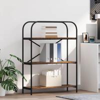 Boekenkast Oud hout 80 x 30 x 109 cm Bewerkt hout