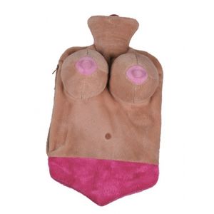 Kruik met borsten en roze slip