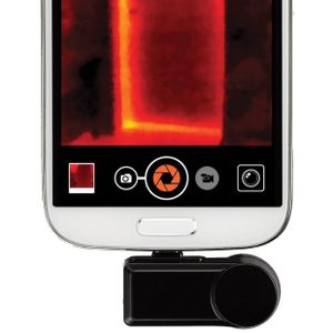 Seek Thermal Compact XR Android Warmtebeeldcamera voor smartphone -40 tot +330 °C 206 x 156 Pixel 9 Hz Micro-USB-aansluiting voor Android-apparatuur