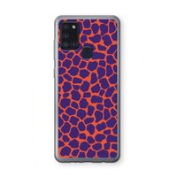 Purple Giraffe: Samsung Galaxy A21s Transparant Hoesje