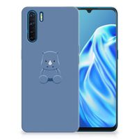 OPPO A91 Telefoonhoesje met Naam Baby Rhino - thumbnail