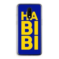 Habibi Blue: OnePlus 7 Transparant Hoesje