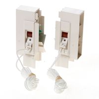 Koordbed.set Ducoflat ventilatierooster 12/30 creme - thumbnail