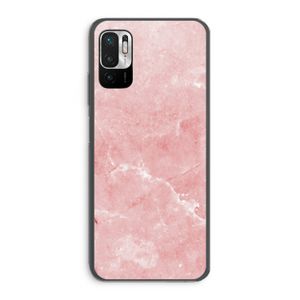 Roze marmer: Xiaomi Redmi Note 10 5G Transparant Hoesje