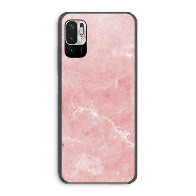 Roze marmer: Xiaomi Redmi Note 10 5G Transparant Hoesje