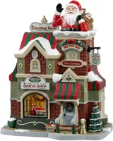 Lemax the santa shop verlicht kersthuisje Caddington Village 2024