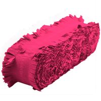 Neon roze crepe papier slinger 18 meter   -