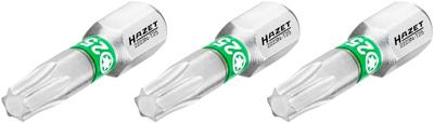 HAZET Bit 2223N-T25/3 · 1/4 inch (6,3 mm) zeskant massief · Binnen-TORX®-profiel · 3-delig · SW T25