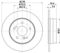 Remschijf 8DD355127011