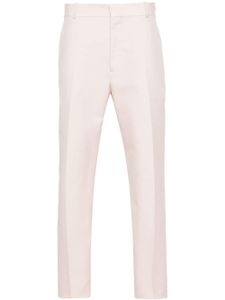 Alexander McQueen pantalon de costume en coton - Rose