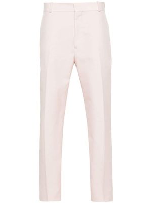 Alexander McQueen pantalon de costume en coton - Rose