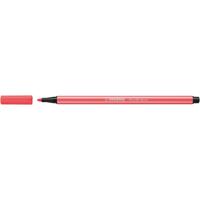Viltstift stabilo pen 68/040 m neon rood | 10 stuks