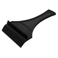 IJskrabber - autoraam krabber - rubber trekker - Zwart - Kunststof - 12 x 18 cm - Ruitenkrabber