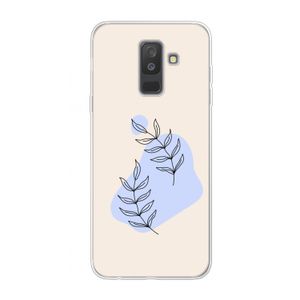 Leaf me if you can: Samsung Galaxy A6 Plus (2018) Transparant Hoesje