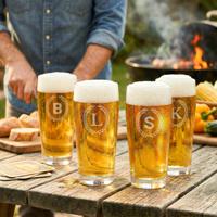 Bierglas fluitje graveren - 190 ml - 4 stuks