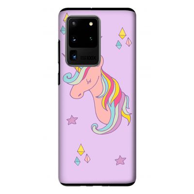 Roze eenhoorn: Samsung Galaxy S20 Ultra Tough Case