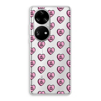 GIRL POWER: Huawei P50 Pro Transparant Hoesje