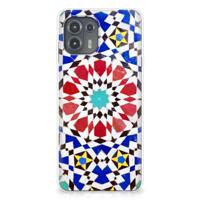 Motorola Edge 20 Lite | TPU | Siliconen hoesje | Mozaïek