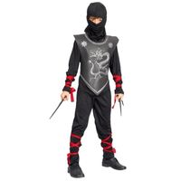 Carnaval ninja kostuum kind 130-140 (10-12 jaar)  -