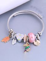 Eenvoudig Metaal Parel Armband - thumbnail