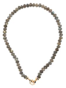 Harwell Godfrey collier Fond de teint en or 18ct à perles - Gris