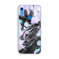 Pastel zwart: Huawei Y6s Transparant Hoesje
