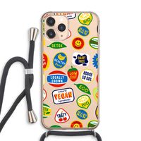 Fruitsticker: iPhone 11 Pro Max Transparant Hoesje met koord